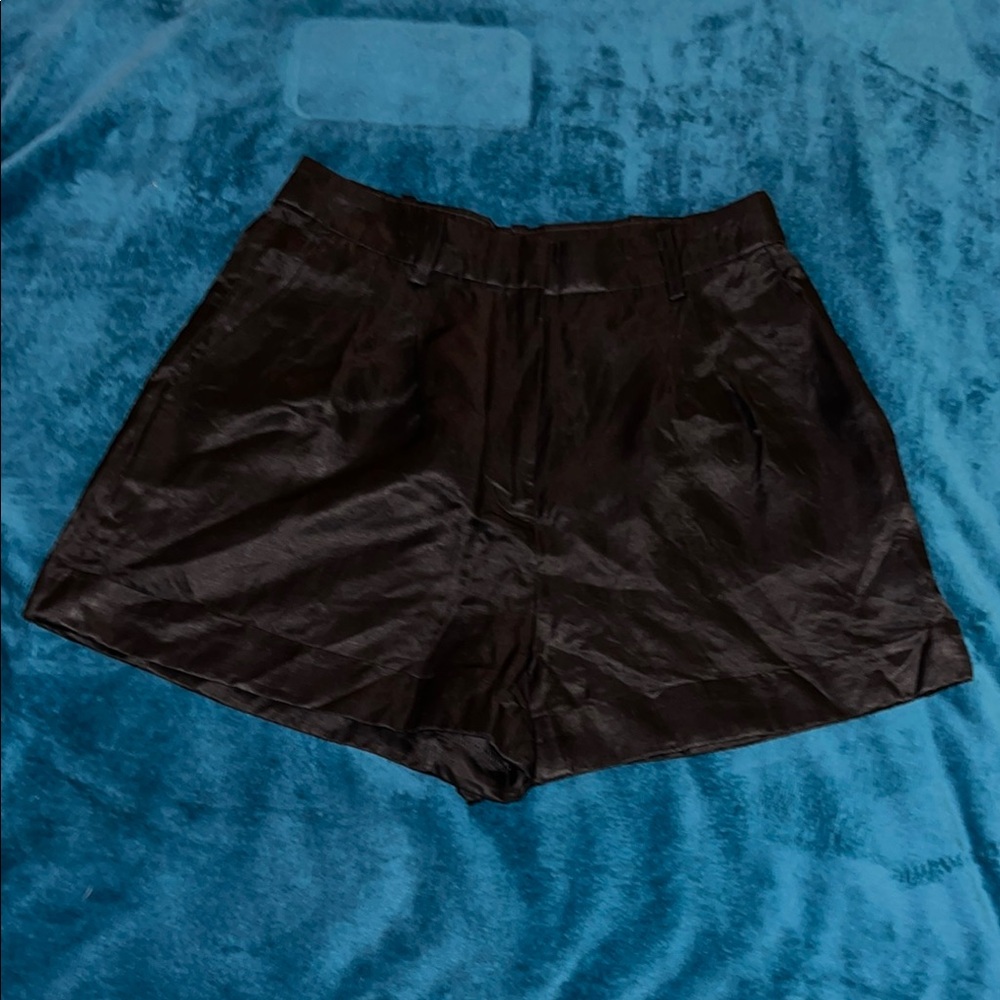 J. Crew Black High Waist Shorts Relaxed Fit